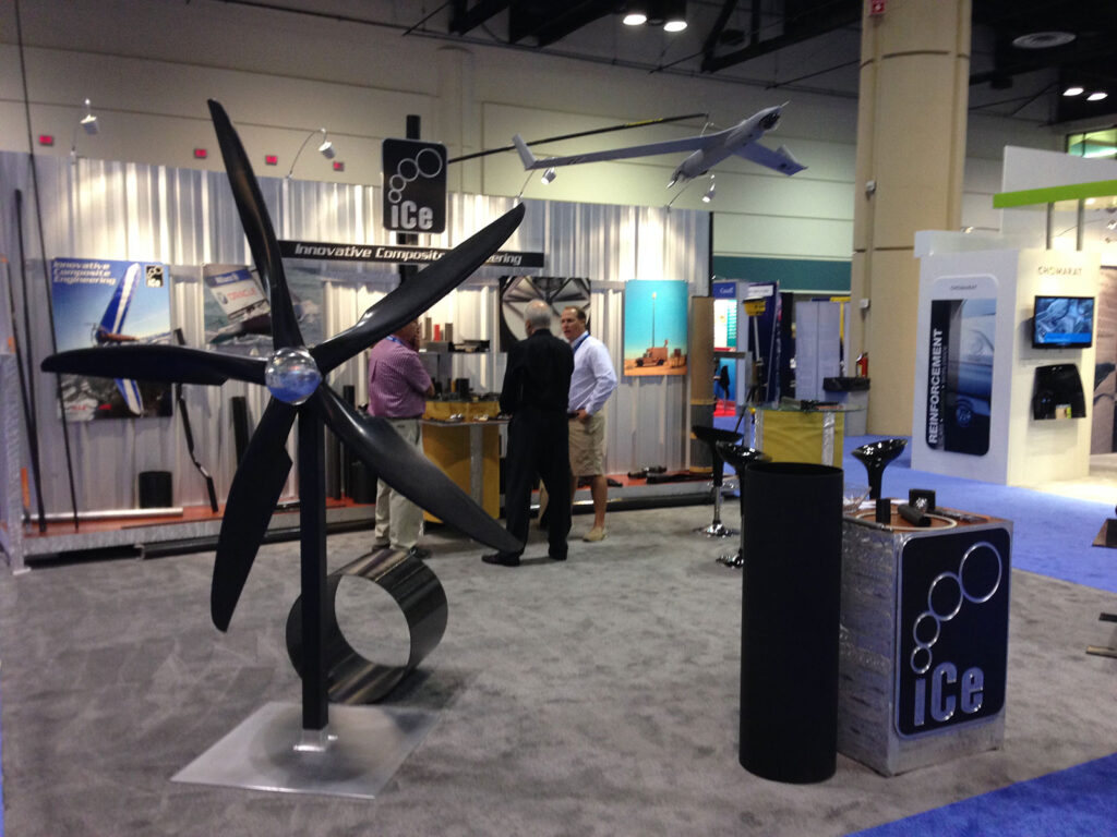 I.C.E. Trade Show Booth at CAMX trade show.