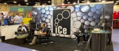 ICE's trade show booth at CAMX